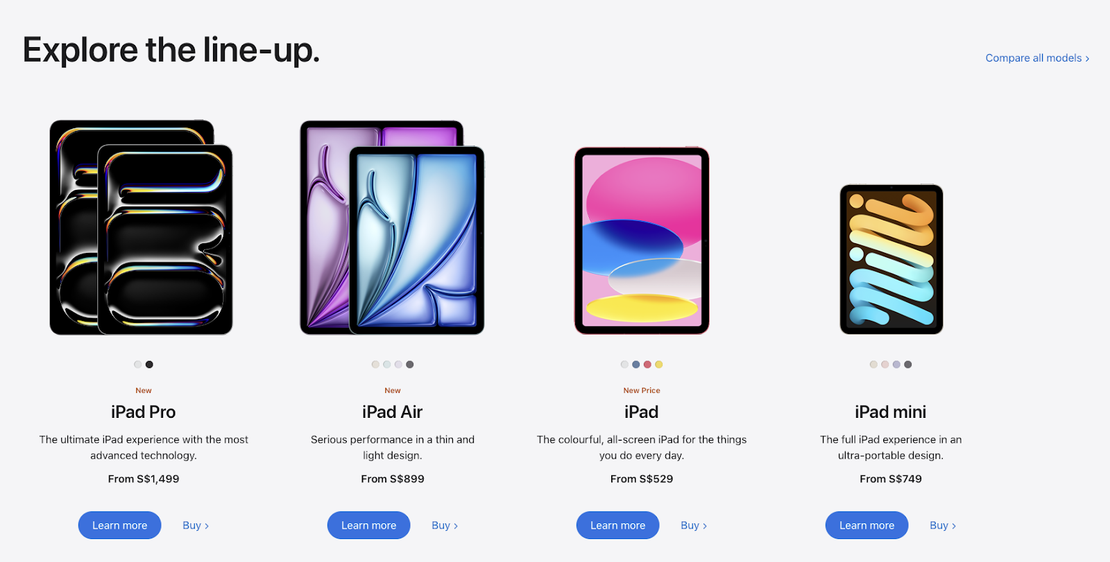 Apple iPad Price in Singapore